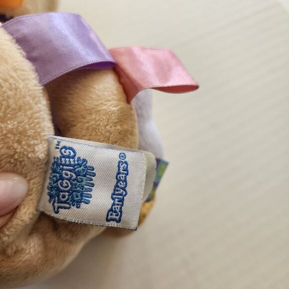 Taggies Early Years Puppy Dog Sensory Plush Baby Toy Bone Rattle Vibration - Picture 3 of 6